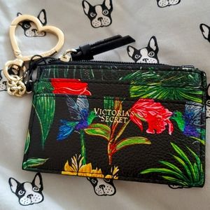 VICTORIAS SECRET TROPICAL CARD HOLDER KEYCHAIN🌴🦜